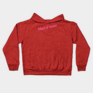 Maid of Honor Barbie logo Kids Hoodie